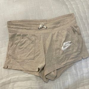 NIKE neutral lounge shorts